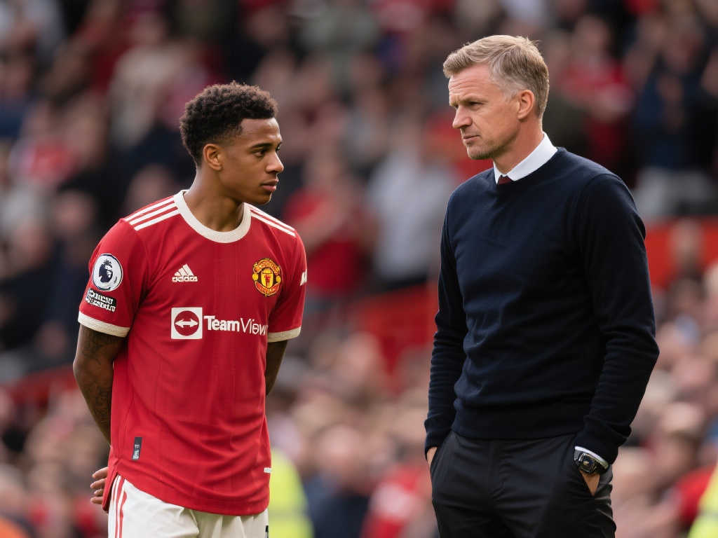 滕哈赫澄清安东尼与桑乔待遇差异:外部因素与内部问题有别 滕哈赫澄清安东尼与桑乔待遇差异:外部因素与内部问题有别